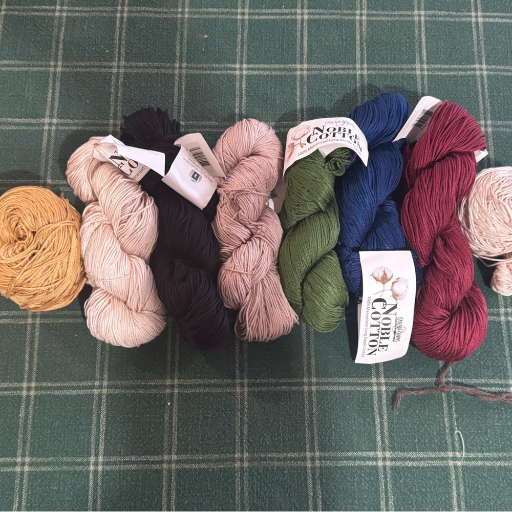 Cascade Noble Cotton Yarn Bundle